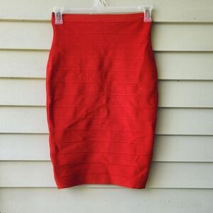 Red pencil skirt size L